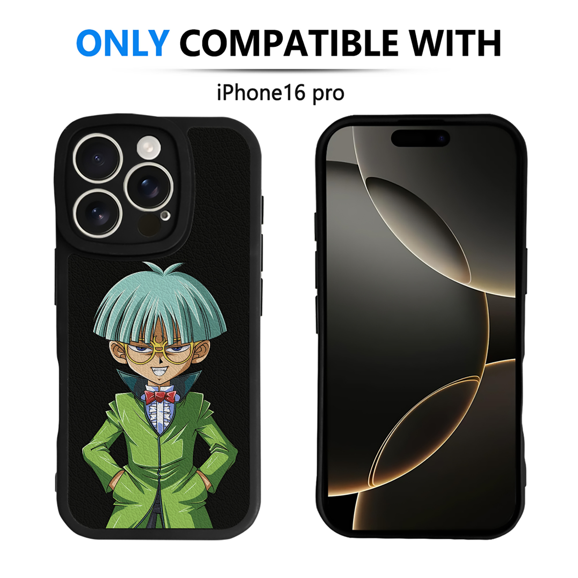 遊☆戯☆王 Yu-Gi-Oh! 【iPhone 16シリーズ対応】シリコンスマホケース（レザー調） 材質：シリコン